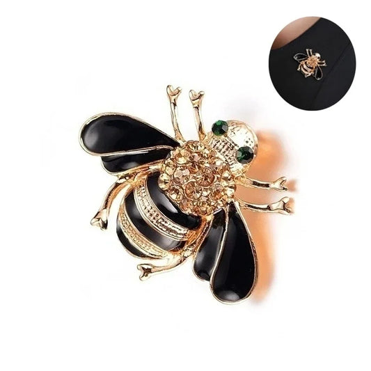 Crystal Bee Brooch